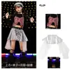 Ropa de Hip-Hop de Moda para Chicas de Jazz Grupo de Chicas de Moda Pasarela Ropa de Baile con Lentejuelas Disfraces de Jazz para Actuaciones Callejeras de Chicas