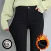 Leggings Mágicos para Mujer Petite, Alta Elasticidad, Ajuste Ceñido, Adelgazantes, Pantalones Negros Engrosados para Primavera, Verano, Otoño e Invierno