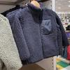 Ropa para niños Otoño e Invierno Forro Polar Cortavientos Chaqueta Exterior para Niños Cierre Cálido Exterior para Niñas 442520