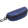 Bolsa Colgante de Compresión Portátil para Hombre de Gran Capacidad Almacenamiento para Deportes Sol Gafas de Sol Moda Embalaje con Cremallera Eva Estuche Negro para Gafas