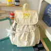 Nova Mochila de Menina Fofa Preguiçosa de Primavera Mochila para Aluno do Ensino Fundamental Moda Nicho ins Mochila Leve para Compras