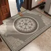Novo Tapete de Entrada Estilo Chinês, Tapete Absorvente, Tapete Antiderrapante, Tapete Resistente a Manchas e Desgaste, Tapete de Cristal Veludo, Tapete de Porta de Entrada