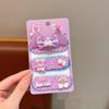 Pegatina de Princesa para la Parte Posterior de la Cabeza con Cabello Roto Niña Artefacto para Ordenar el Cabello Roto Flequillo Delantero Velcro Corona de Dibujos Animados Cabello