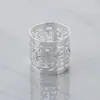 Hebilla para Servilleta Anillo para Servilleta Exquisito y Sencillo Anillo para Servilleta de Resorte Doble Perla Anillo de Tela de Moda para Hotel Hebilla para Comida Occidental