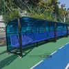 Banco de reservas futebol quadra de basquete assentos de descanso abrigo protetor para técnico banco de reservas visualização do jogador proteção solar proteção contra chuva