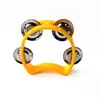 Círculo Pequeño de Cuatro Cascabeles Orff Instrumento Musical Material Didáctico Sonajero de Mano Rattle de Mano Escenario Infantil Performance Interactiva Acompañamiento Fila Única Sonajero de Mano