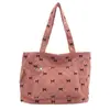 Bolsa de ombro vintage personalizada para mulheres, bolsa de ombro de grande capacidade para o dia a dia, bolsa de mão simples e versátil para trabalhadores de escritório