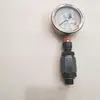Manómetro Válvula Multivía Cabezal de Bomba Hidráulica Manómetro Manguera de Alta Presión Conexión para Manguera Manómetro de Prueba de Presión Manómetro Resistente a Golpes