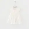 Ropa Infantil 2026 Verano Nuevo Vestido para Niñas Vestido de Bebé Doble Botonadura Cuello de Muñeca Vestido Infantil Venta al por Mayor