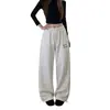 Nuevos pantalones deportivos de algodón chino bordados para danza jazz para mujer, holgados y relajados, pantalones casuales estilo hip-hop, pantalones de chándal de moda