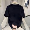 Camiseta de Manga Curta para Alunos do Ensino Médio Masculina 2025 Novo Verão Algodão Tendência Alunos do Ensino Fundamental Vestido de Verão Meninos Adolescentes Roupa Masculina