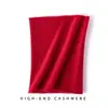 Cashmere 2026 Outono/Inverno Nova Roupa Feminina Cachecol Quente Protetor de Pescoço Espesso Polaina de Pescoço Cobertura de Cabeça Tricô Cor Lisa Polaina de Pescoço