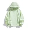 Ropa de Protección Solar de Verano Jianheng, Chaqueta Amigable con la Piel para Hombre, Protección UV para Exteriores, Ligera, de Secado Rápido, Ropa de Protección Solar con Capucha, Chaqueta para Pareja