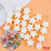 Estrella pentagrama luminosa de acrílico de 12 mm, cabeza de cuerda para pulsera DIY con cuentas, accesorios de joyería, lindo color caramelo