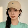 Estilo Coreano Nuevo Versátil Circunferencia de Cabeza Grande Sombrilla Gorra de Béisbol con Letra U Bordado de Letras, Parte Superior Suave, Sombrero de Sol Adelgazante