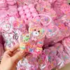 Mini cabeza de princesa en caja pinza pequeña de agarre flequillo pinza frente horquilla rota banda de goma para niños no lastima anillo para el pulgar venta al por mayor