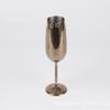 Aço aço inoxidável taça de champanhe bar transparente bar restaurante KTV taça criativa estilo europeu luxo leve metal taça de vinho