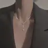 Collar de Siete Estrellas Beidou de Diseñador Británico, Broche de Cadena para Clavícula con Diseño de Gama Alta Nicho