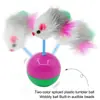 Juguete Tumbler Ratón Juguetes para Gatos Juguetes para Mascotas Juguete Roly Poly