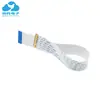 Cable FPC/FFC blanco suave con conector EDP espaciado de 0.5 mm misma dirección inversa con conector metálico IPEX cable EDP