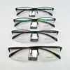 Gafas de Metal de Negocios Ultraligeras para Miopía para Hombres, Montura Media, Se Pueden Personalizar con Graduación, Diámetro Grande, Específicamente para Hombres con Caras Grandes