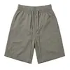 Verão 2026 Novos Shorts de Linho de Liocel Masculino Largos Modernos Versáteis Casuais Calças de Cinco Pontos Calças de Praia Algodão