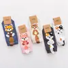 Calcetines para Mujer 2025 Otoño e Invierno Nuevos Algodón Peinado Cortos Negros Pingüino Lindos Dibujos Animados Anime Calcetines para Mujer Venta al por Mayor