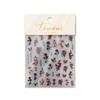 Tomoni pegatinas delgadas y resistentes para uñas pegatinas para uñas japonesas retro 2D calientes joyería para uñas de flor oscura y mariposa al por mayor