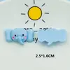Conejo Oveja Rana Pulpo Elefante Bebé Oso Taza de Agua Parche Funda para Teléfono Móvil Material Sombrero Pinza para el Cabello Accesorios de Resina
