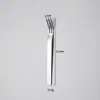 Tenedor de Fruta 304, Tenedor de Postre de Aspecto Elegante, Tenedor Pequeño de Tres Púas, Palillo para Frutas y Snacks, Tenedor de Pastel de Acero Inoxidable de Lujo Accesible