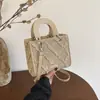 Bolsa Pequena Quadrada Acolchoada de Luxo Leve e de Alta Qualidade para Mulheres, Novo Modelo 2026, Bolsa de Ombro Simples e Fashion, Bolsa de Mão Versátil Personalizada