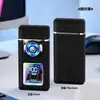 Encendedor Inteligente de Alta Gama para Celebridades de Internet Recargable a Prueba de Viento Personalizado de Arco Único Encendedor de Cigarrillos Regalo para Hombres Transfronterizo