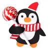 Empaque de dulces navideños Papá Noel pingüino paleta tarjeta de papel tarjeta de decoración tarjeta 50