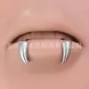 Anel de Lábio Dente de Lobo Tipo C Popular Transfronteiriço Sem Piercing Unha de Lábio Presas Halloween Atacado