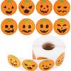 Rollo de 500 pares Feliz Halloween Juguete para niños Animal Gracias Etiquetas Adhesivas Decorativas