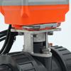Válvula de Bola Eléctrica de PVC-U Tipo 02 Nuevo Tipo Tipo Interruptor Válvula de Apertura Lenta Resistente a Ácidos y Álcalis Química Válvula de Bola Eléctrica de Plástico PVC-U