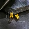 Forte Retenção de Cor, Totalmente Banhado a Ouro Prata S925 Gatinho Fofo Deitado Acessório com Furo Passante para Acessórios de Pulseira DIY Feitos à Mão