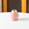 Juego de Té Matcha Estilo Japonés con Tazón de Matcha en Relieve, Tazón de Pétalos con Pico, Tazón de Cerámica para Uso en Casa, Batidor de Té y Cuchara de Té de Alto Valor