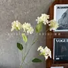 Flores Artificiais com 5 Cabeças de Flores de Begônia no Estilo Monet para Decoração de Casa e Casamento, Arte Floral, Paisagismo de Shopping Centers e Arranjo de Cenas com Flores Artificiais