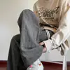 Calça de Veludo Cotelê Reta Masculina Outono Inverno 2024 Nova Marca Tendência Calça de Moletom Esportiva Xadrez Calça Casual Solta de Pernas Largas