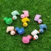 Nuevos Accesorios de Resina de Pato de Color Sólido Mini Lindos Adornos Pequeños Tridimensionales Colgante Joyería DIY