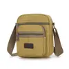 Bolso cruzado de moda para hombre, Bolso de hombro, Bolso de herramientas retro de lona
