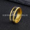Comercio Exterior Transfronterizo Nuevo Oro Corroído Masteel Martillo Anillo de Acero Inoxidable de 8 mm Anillo Retro para Hombre
