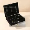Caja de Joyería Nueva con Hebilla Collar Aretes Joyería Caja de Joyería de Mano Almacenamiento con Cajón de Gran Capacidad Caja de Regalo al por Mayor