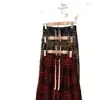 Pantalones Cuadros Vintage para Mujer, Estilo Coreano Primavera y Otoño, Holgados Casuales de Cintura Alta, Adelgazantes, Pequeños, Pierna Ancha