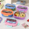 Lonchera Compartimentada Aislada de Acero Inoxidable 304 para Adultos y Niños, Lonchera Bento Calentable, Lonchera Dividida para Estudiantes Apta para Microondas