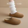 Zapatillas de Media Caña Augusden Muller para Mujer 2026 Nuevas de Verano Casual con Suela Gruesa Slip-On Sandalias de Punta Cerrada