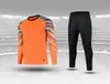 Conjunto de Uniforme de Portero de Fútbol, Uniforme de Portero para Adultos, Ropa de Portero de Manga Larga para Niños, Equipamiento de Fútbol con Texto y Números Impresos