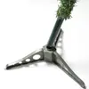Tripé para Árvore de Natal Suporte de Plástico Decoração de Natal Prateleira Inferior da Árvore Verde Escuro Diâmetro 12cm Peça de Pé de Plástico