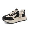 YB2F28 Zapatos Blancos Nuevos Transpirables 2025 Primavera y Otoño Resistentes al Desgaste Casual Suela Delgada Aumentados Estilo Coreano Zapatos de Tablero Universitarios a la Moda